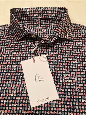 Rhoback Men's The Cookie Cutter Novelty Print golf polo